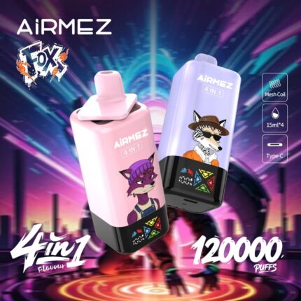 Airmez Fox 4in1 120000 – jednorazowy e-papieros