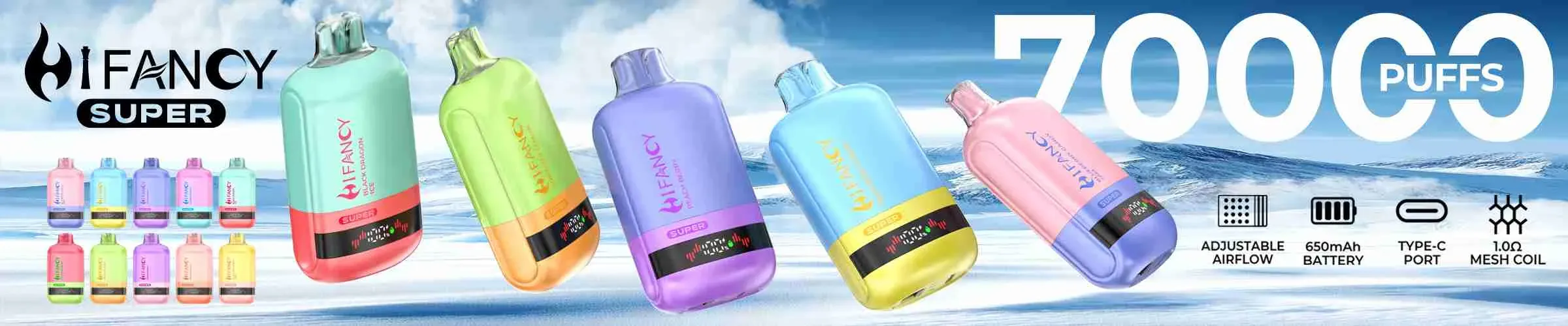 hifancy super 70000 puffs jednorazowy vape