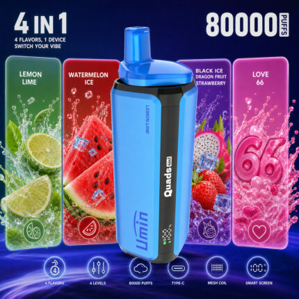 UMIN Quads 4in1 80000 – smak Lemon Lime