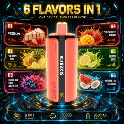 UMIN Sixer 6in1 180000 – smak Cheesecake