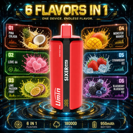 UMIN Sixer 6in1 180000 – smak Pina Colada