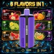 UMIN Sixer 6in1 180000 Puffs Jednorazowy Vape - obrazek 8